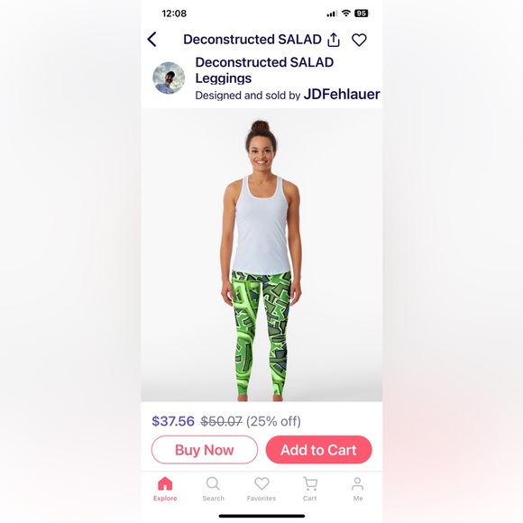 JDFehlauer Women’s Leggings Size Small - Picture 12 of 13